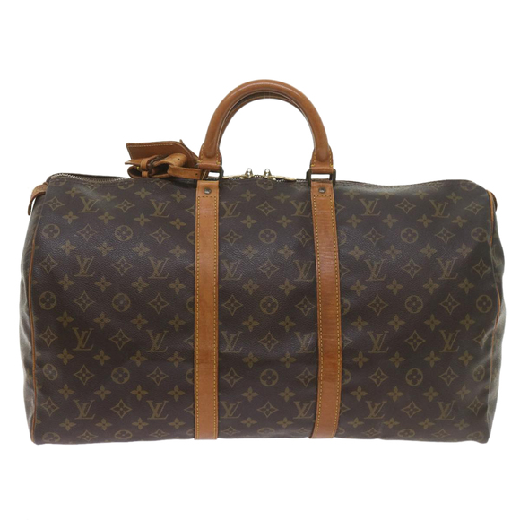 LOUIS VUITTON Monogram Keepall 50 Boston Bag M41426 LV Auth fm2963 - Picture 2 of 16
